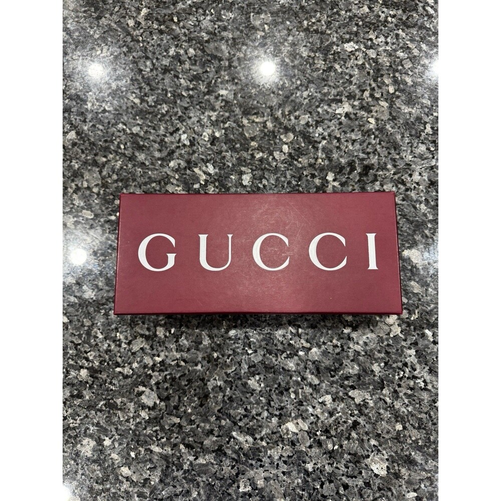 Gucci Burgundy Tissue Receipt Holder Dust Bag Empty Shoe Gift Box 13" x 6” x 4"